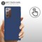 Soft Silicone Blue Case Cover For Samsung Galaxy Note 20 Plus