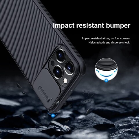Nillkin CamShield Pro Case Hard Back Cover For Apple iPhone13 Pro Max 6.7 Inch Blue