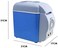 The Mohrim Small Refrigerator Cooler Box 12V Mini Fridge Cooler Warmer