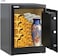 Rubik Safe Box With Biomatric Fingerprint Lock, Digital Touch And Key Lock For Money Jewelry Documents Home Office RB45AG (Size 45x35x30cm) (White)