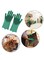 Generic Magic Silicone Dish Washing Gloves Green One Size
