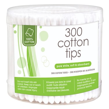 Uncle Bills Cotton Tips 300 Pieces