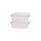 Sirocco Glass Food Container 2 Pcs 690 ML