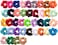 Hair Tie Silk Satin Scrunchies Hair Bands Hair Ties for Women or Girls Hair Accessories - 40 pcs Elastics Hair Ties Multicolor