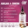 Alif Naturals Moroccan Argan oil &amp; Onion Shampoo   Anti Dandruff &amp; Damage Repair Formula fully enriched with Argan oil, Pro-Vitamin B5 &amp; Keratin for All Hair Types-Color   300ml