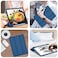 HYX New iPad Pro 12.9 Inch Case 2022(6th Gen)/2021(5th Gen)/2020(4th Gen) with Pencil Holder,Smart iPad Case [Auto Wake/Sleep] with Auto 2nd Gen Pencil Charging (Blue)