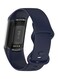 Fitme Classic Silicone Band For Fitbit Charge 5, Navy Blue