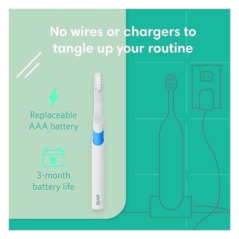 QUIP ADULT ELECTRIC TOOTHBRUSH BLUE