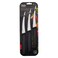Qlux BSF-00866 ABS Magic Breakfast Fruit Knife 3 Pieces Black