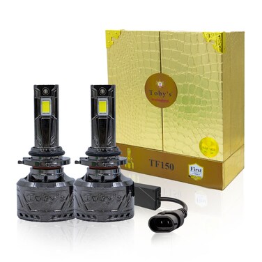 Tobys TF150 H11 2 Pieces 300W/Pair Original Tested LED Headlight Bulb Assembly 30000 Lumens 150W/Piece Xtreme Bright With Color Temperature 6500K