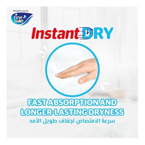 Fine Instant Dry Baby Diapers Pants Junior Size 6 15kg+ 36 Pants