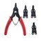 Suki - 4-Piece Circlip Pliers Set Red/Black