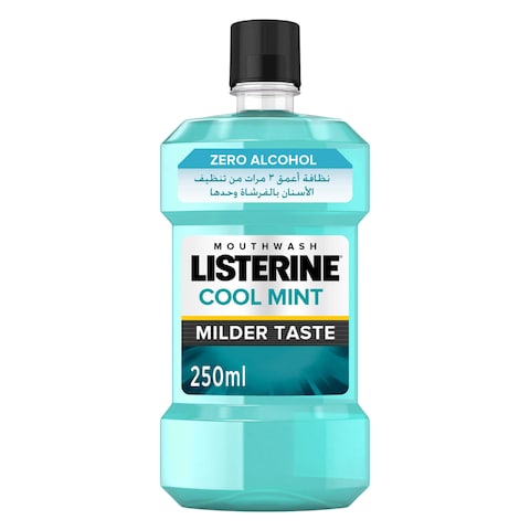 Listerine Mouthwash Zero Alcohol Mild Mint 250 ml