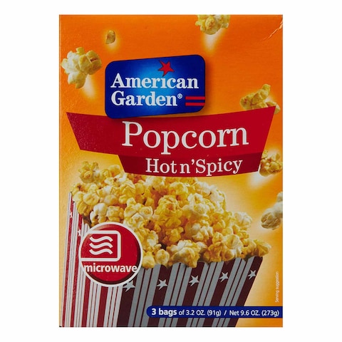 American Garden Hot And Spicy Popcorn 273G