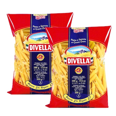  Divella Penne Rigate 27 2X500GR Special Price