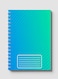 Lowha Spiral Notebook With 60 Sheets And Hard Paper Covers With Abstract Design, For Jotting Notes And Reminders, For Work, University, School