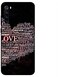 Theodor - Xiaomi Redmi Note 8 Case Cover Love Word Heart Flexible Silicone Cover