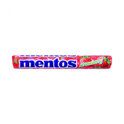 Mentos Candy with Strawberry Flavour - 38 gram