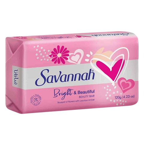 Savannah Bright And Beauty Soap Bar 120g