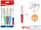 Motarro Pack of 2Paint Brush for Kids 3-Pieces  Multicolor(MP154-5)