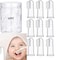 10PC Silicone Baby Finger Toothbrush Soft Gum Massage and Teether Brush for Teething Relief, Oral Cleaning Care Gum and Tooth Cleaner 3 Months Plus Clear