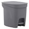 Tramontina Compact Plastic Pedal Dustbin 7L Grey