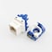 DOT CAT6 RJ45 Keystone Jack CAT 6 Unshielded Tool-Less Keystone Punch-Down with Color Coded Wiring Schema for Wall Plate Outlet Panel (10PCS)