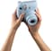 Instax Mini 12 Instant Film Camera, Auto Exposure With Built-In Selfie Lens, Pastel Blue