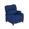 In House Velvet Classic Recliner Chair - Dark Blue - NZ71