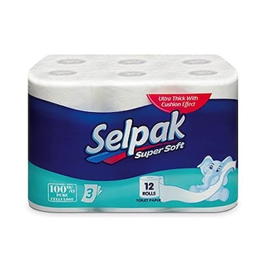 Selpak Toilet Paper 12 Rolls