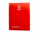 FOUR LINE HARD COVER NOTEBOOK A5 SIZE 100 SHEET 22X16CM RED