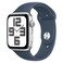 Apple Watch SE GPS 40mm Silver Aluminium Storm Blue Sport Band Medium/Large