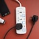 Olsenmark 3 Way Power Extension Cord /Socket White-4M, Omes1727