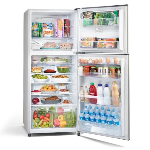 ثلاجة توشيبا نوفروست - 355 لتر - فضي - GR-EF40P-J-S