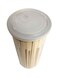 Generic Pack Of 2 Bamboo 50-Piece Skewers Set With Box Brown 23+18 cm