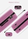 ParaJohn Cabin Size ABS Hardside Spinner Luggage Trolley, 20 Inch, Pink