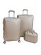 Morano 4-Pieces Luggage Trolley Bags Set (Golden)