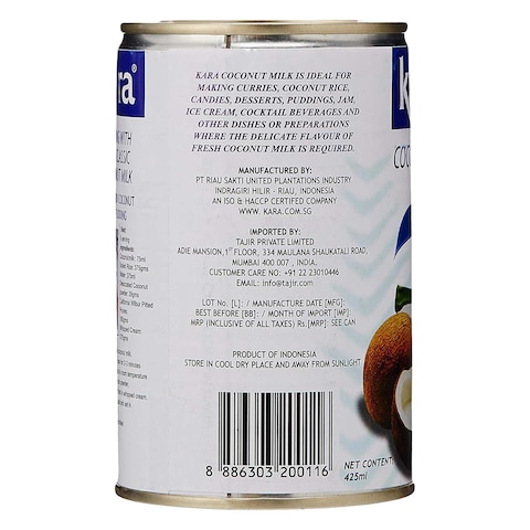 Kara Classic Coconut Milk 17% 400ml