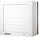 Danube Home Milano 6" Square Auto Shutter Exhaust Fan, White - 6 Inch
