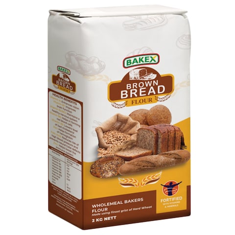 Bakex Brown Bread Flour 2Kg