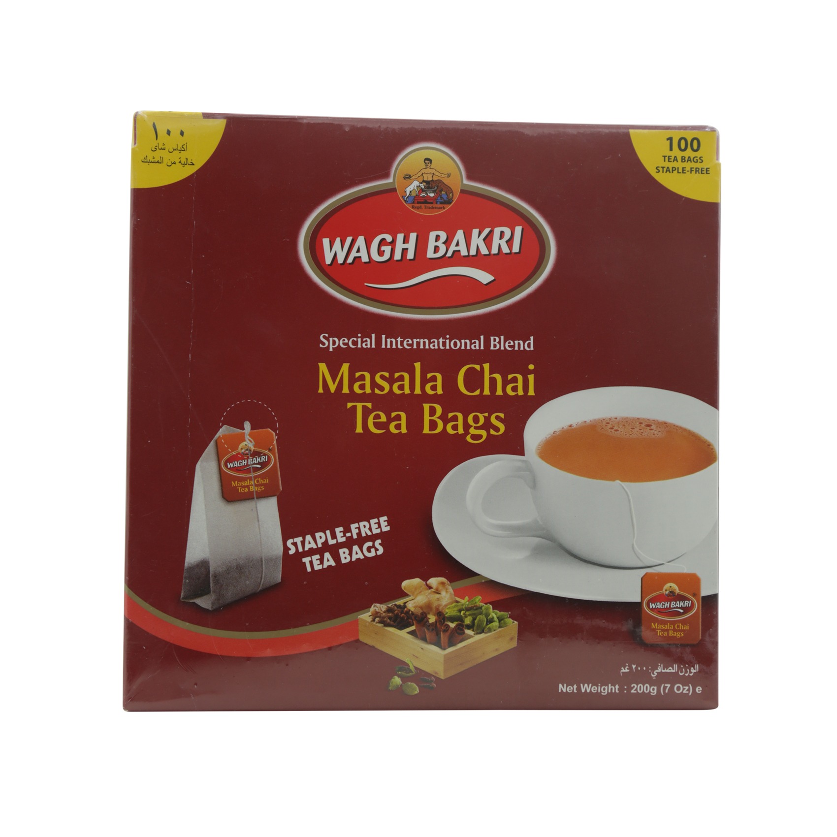 Wagh Bakri Masala Chai 100 Tea Bags