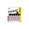 Energizer Max AA6 Alkaline Batteries Pack of 6