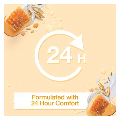 JOHNSON&#39;S Honey &amp; Yogurt Shower Gel 400 ml + 250 ml Free
