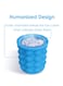 Generic Bucket Shape Ice Cube Maker Blue 12cm