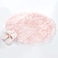 Generic Yunou Round Faux Fur Rug For Living Room And Bedroom Carpets (1.31 Feet Diameter Light Pink)