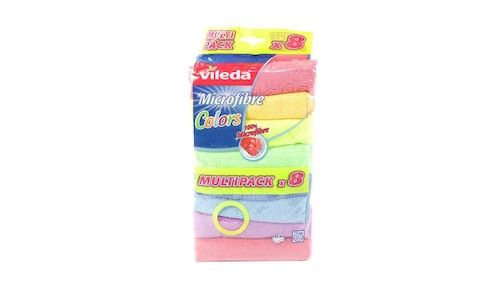 VILEDA MICROFIBRE CLOTH X8