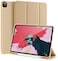 Ntech For iPad Pro 12.9 Case 2020 iPad 4th Generation Case, Slim Stand Protective Leather Smart Cover Case (Gold)