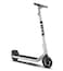 Bird Air Scooter 8.0" Folding Electric Scooter, Portable Compact Stylish Trendy, Fast 25Kph, Bluetooth, Battery Operated, LED Lights, Splash Resistant, Flat, Free Wheels, Silver