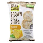 Buy Rice Up Brown Rice Cheese Chips 60g in UAE