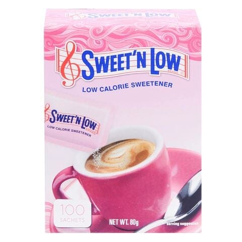 Sweet&#39;n Low Sweetener 100 Sachets 80 gr